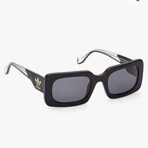 Gafas de sol adidas Originals OR 0076 02A Matte Black/Smoke, negro (Matte Black
